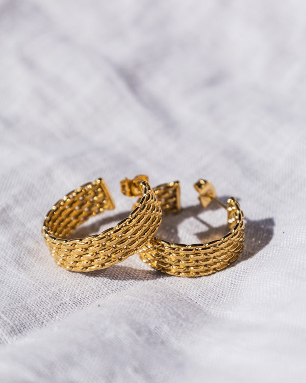 The Capri Earrings: Gold