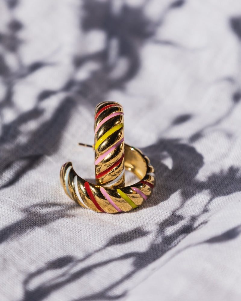 The Santorini Hoops: Mediterranean