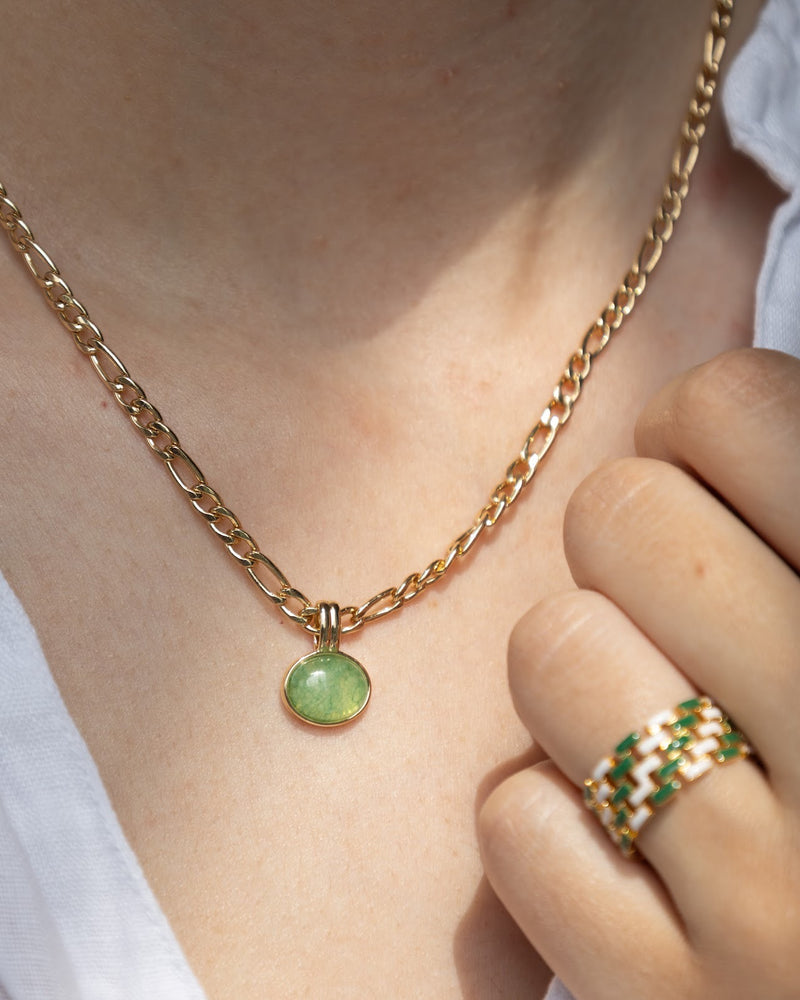 The French Riviera Natural Stone Necklace
