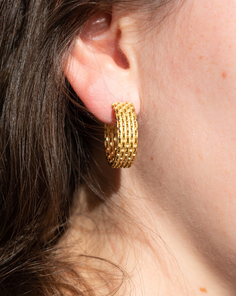The Capri Earrings: Gold
