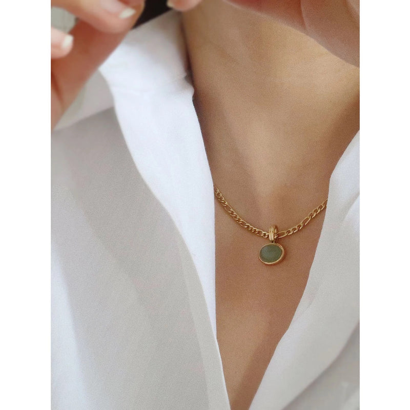 The French Riviera Natural Stone Necklace