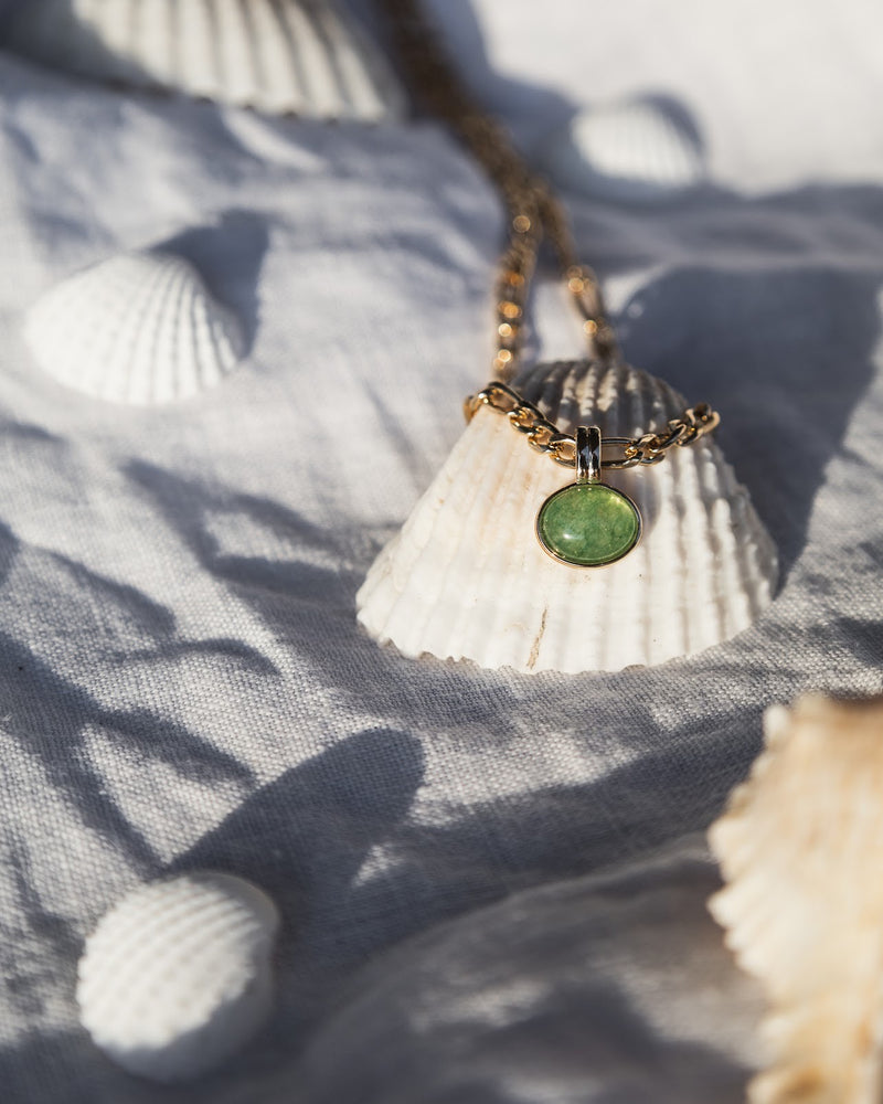 The French Riviera Natural Stone Necklace