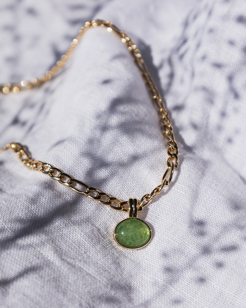 The French Riviera Natural Stone Necklace