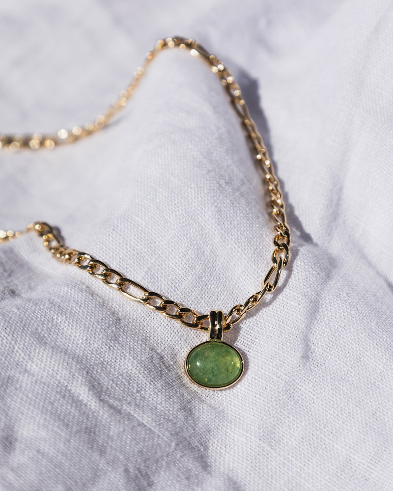 The French Riviera Natural Stone Necklace